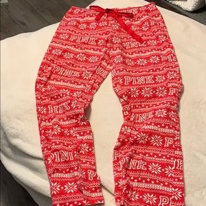 Pink Victoria Secret size medium sleep pants